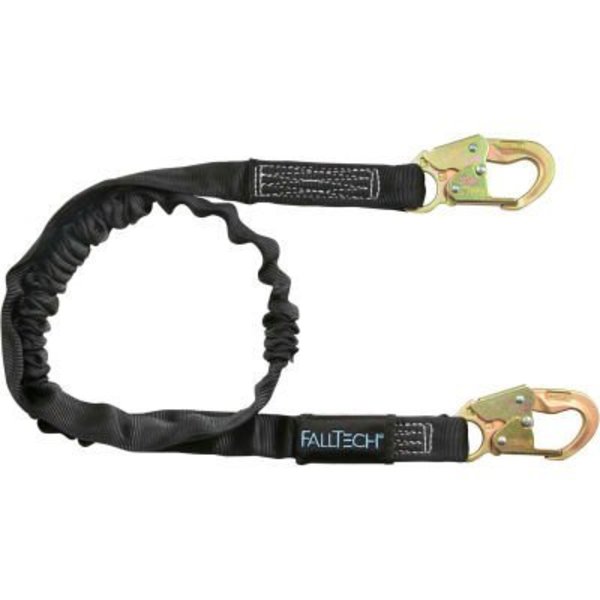 Falltech FallTech Heavyweight 6' Shock Absorbing Lanyard, Single Leg, with 2 Snap Hooks 8246